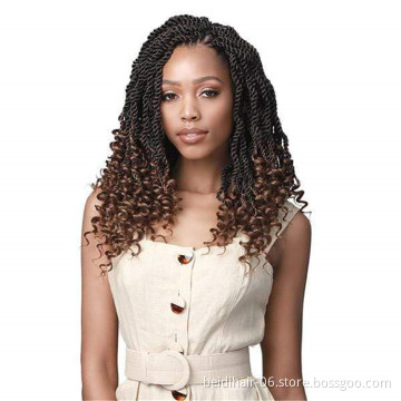 Curly Ends Senegalese Twists Braids Crochet Twists Braids Wavy Senegalese Braids Small 18inch 22 Strands/pack 100g